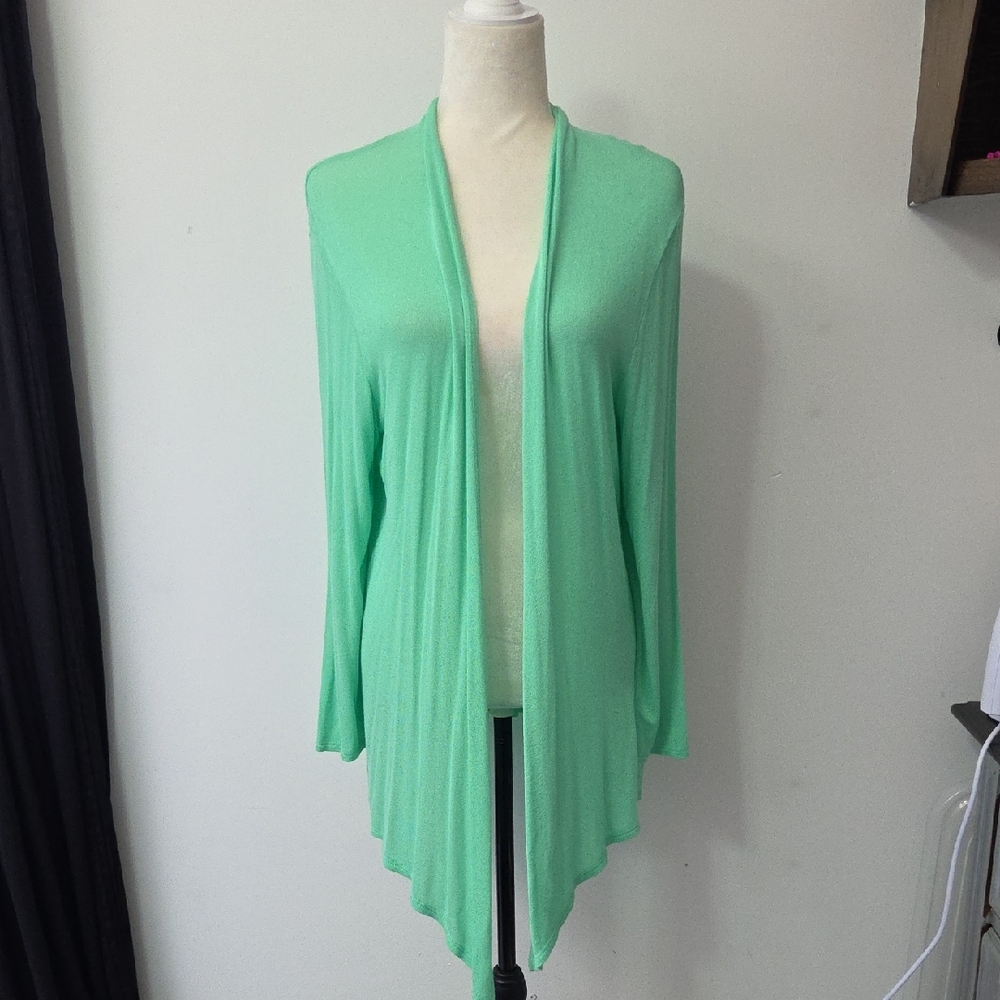 Chris & Carol Mint Green Women's Lightweight Cardigan- New Conditio N